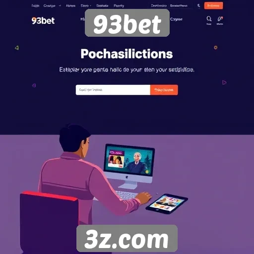 Usabilidade e design do site 93bet